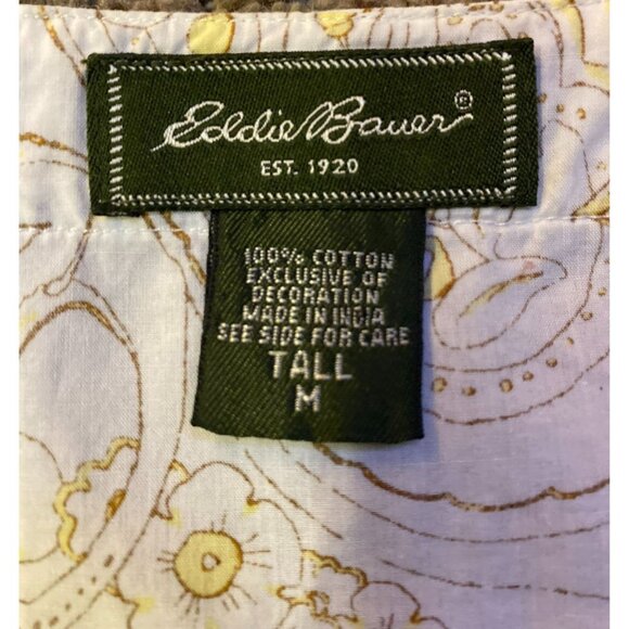 Eddie Bauer Blouse Womens M Tall Used - Picture 7 of 12